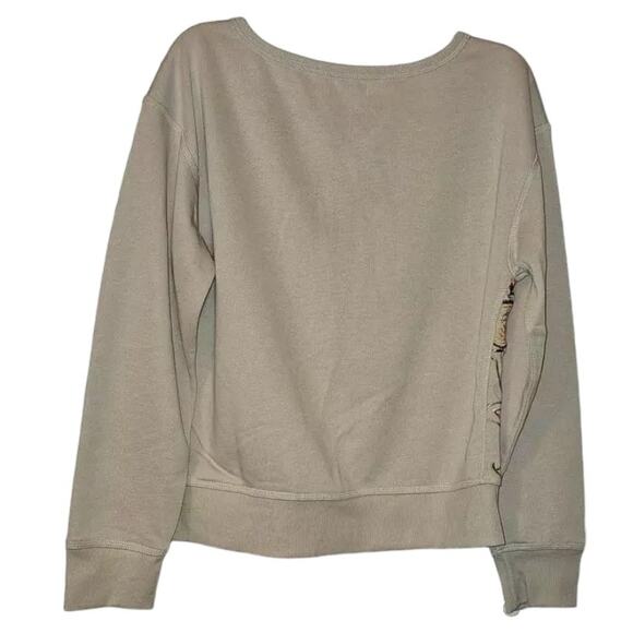 New Anthropologie Tiny Helena Floral Embroidered Pullover Sweatshirt $128 XS - Picture 6 of 7